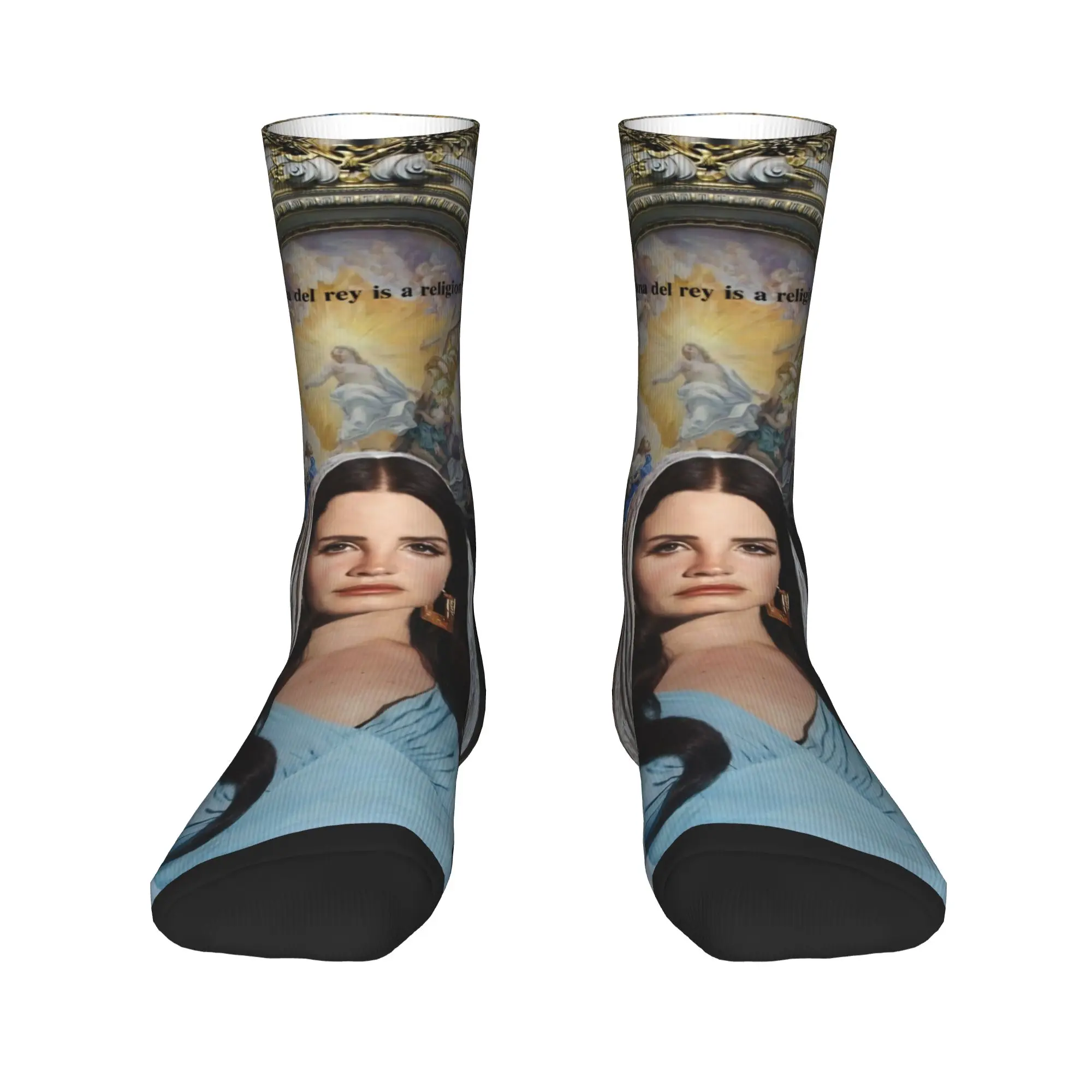 جوارب رجالية أمريكية لانا ديل ري جوارب شتوية كاجوال قابلة للتنفس تصميم جوارب تسلق مضادة للعرق