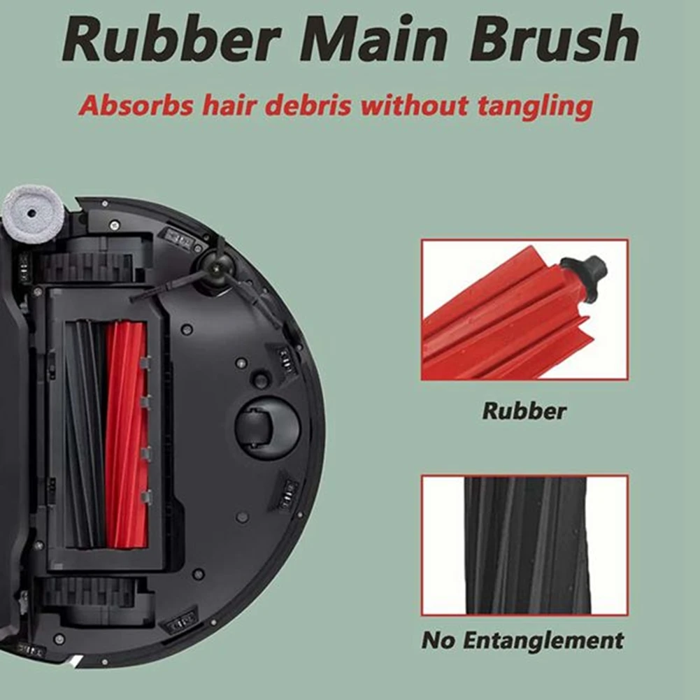 28PCS Accessories Kit For Roborock Qrevo Master V20 P10S Pro   Vacuum Replacement Main Side Brush  Filter Mop Dust Bags