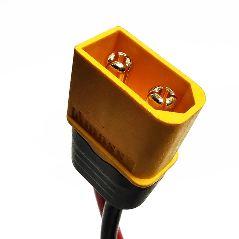 E-Bike Power Extension Cable XT60 Male / Female To Conector Plug 14Awg High Temperature Resistant Silicone Cable