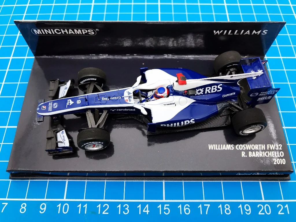 

Minichamps 1:43 F1 FW32 2010 Barrichello Simulation Limited Edition Resin Metal Static Car Model Toy Gift