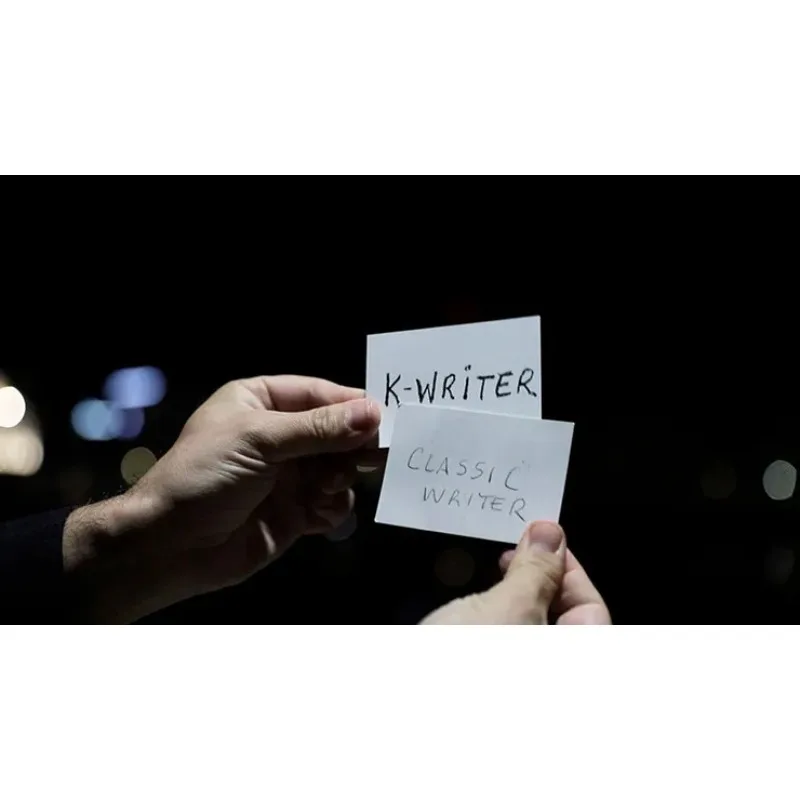 K-Writer By Kiko Pastur & Invisible Compass Close Up Magic Tricks Mentalism Magia Props Magician Mind Reading Prophecy Illusions