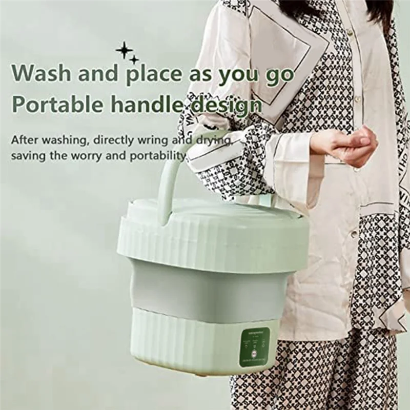 

washing machine Portable Folding Washing Machine Household Dormitory Small Mini Automatic Cleaning Folding