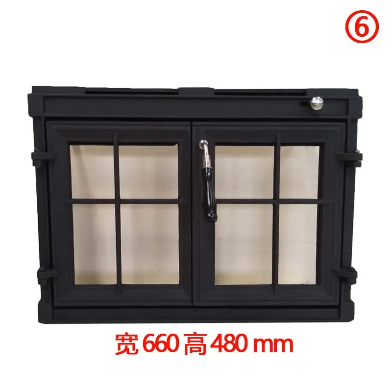 Real Fire Fireplace Door for Interior Decoration Villa Homestay Self Built House Custom Processing Direct from Manufacturer