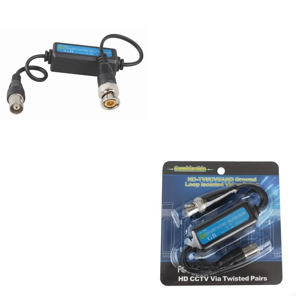 High Definition CVI/CVBS Ground Loop Isolator Compatible for 720P-960P/3MP/5MP; 193A