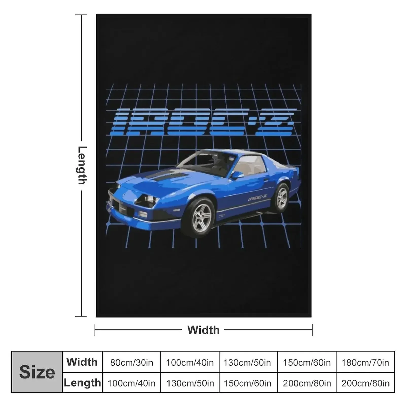 1989 Camaro IROC-Z 1LE Throw Blanket Kid'S Luxury Throw Thins christmas gifts Blankets