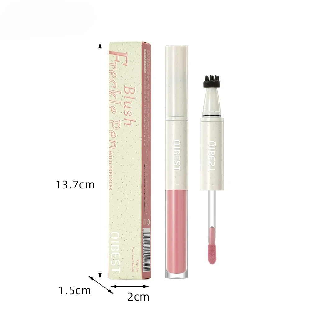 Stylo tampon de taches de rousseur de Simulation naturelle à Double tête, Blush liquide, imperméable, réaliste, fausses taches de rousseur, maquillage à points