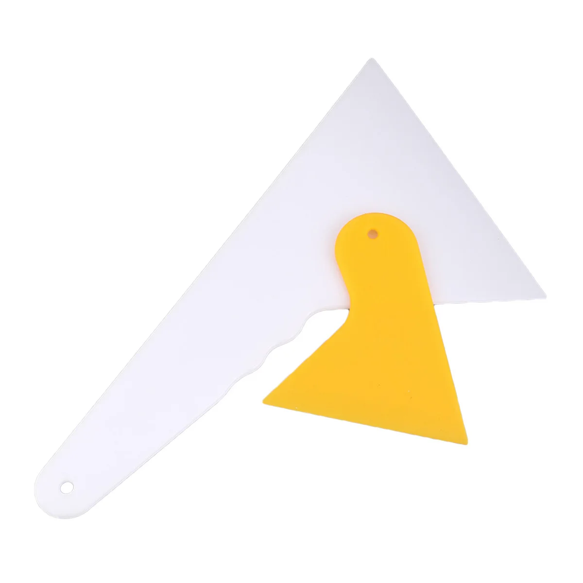 

2pcs Large Small Scraper Pom Material Durable Glue Tool For Car Foil Removal Diy Handwork Craft Cleaning Scraper Handwork Tool