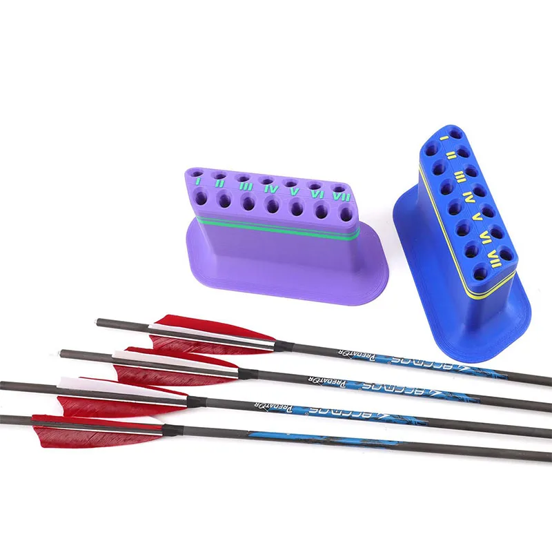 Archery Desktop Arrow Holder Arrows Stand Arrow Rack Hold 14pcs Arrows Hunting Shooting Bow Accessories