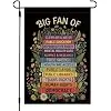 Progressive Garden Flag 12x18 Inch Double Sided, Big Fan Of Book Stack Social Justice Yard Flag, Liberal Human Rights Democr jjp