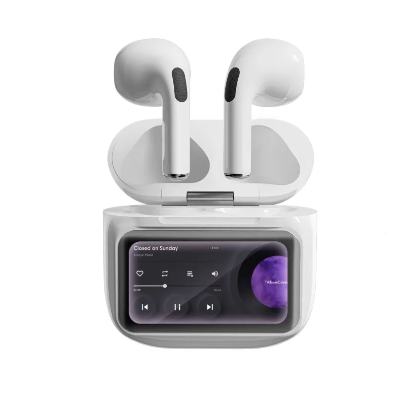 

QSS-A6 new product explosion, with APP touch color screen, lyrics display TWS Bluetooth headset