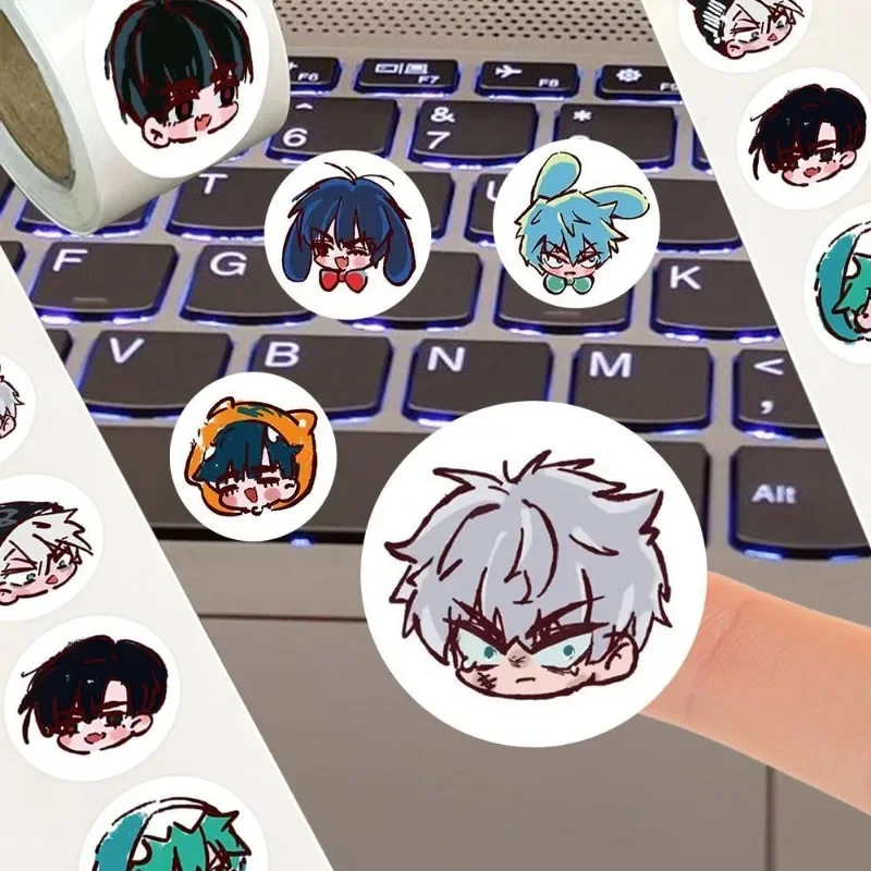 500Pcs/Set TV Alien Stage  Anime Cartoon Sticker Cute Ivan Till Children's Diary Bonus Gift Closure Diary Booklet Gift