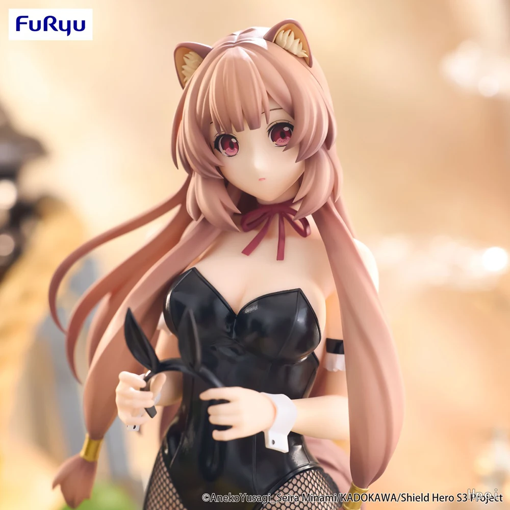 Original FURYU Bicute Bunnies Figure The Rising of The Shield Hero 3 Raphtaria 30Cm Anime Model Toy Kawaii Child Collection Gift