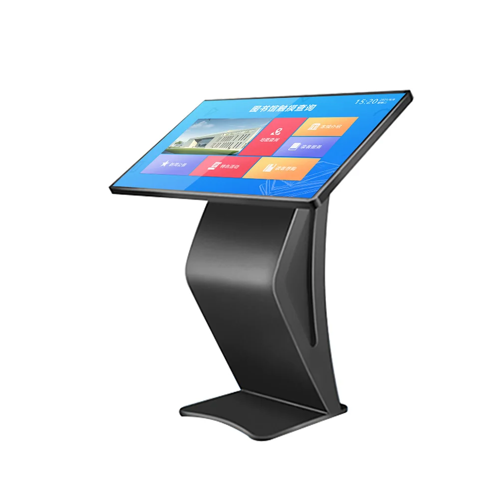 

43 49inch All in One Horizontal LCD Digital Advertising Display Interactive Board Smart Touch Screen Indoor Kiosk for Restaurant
