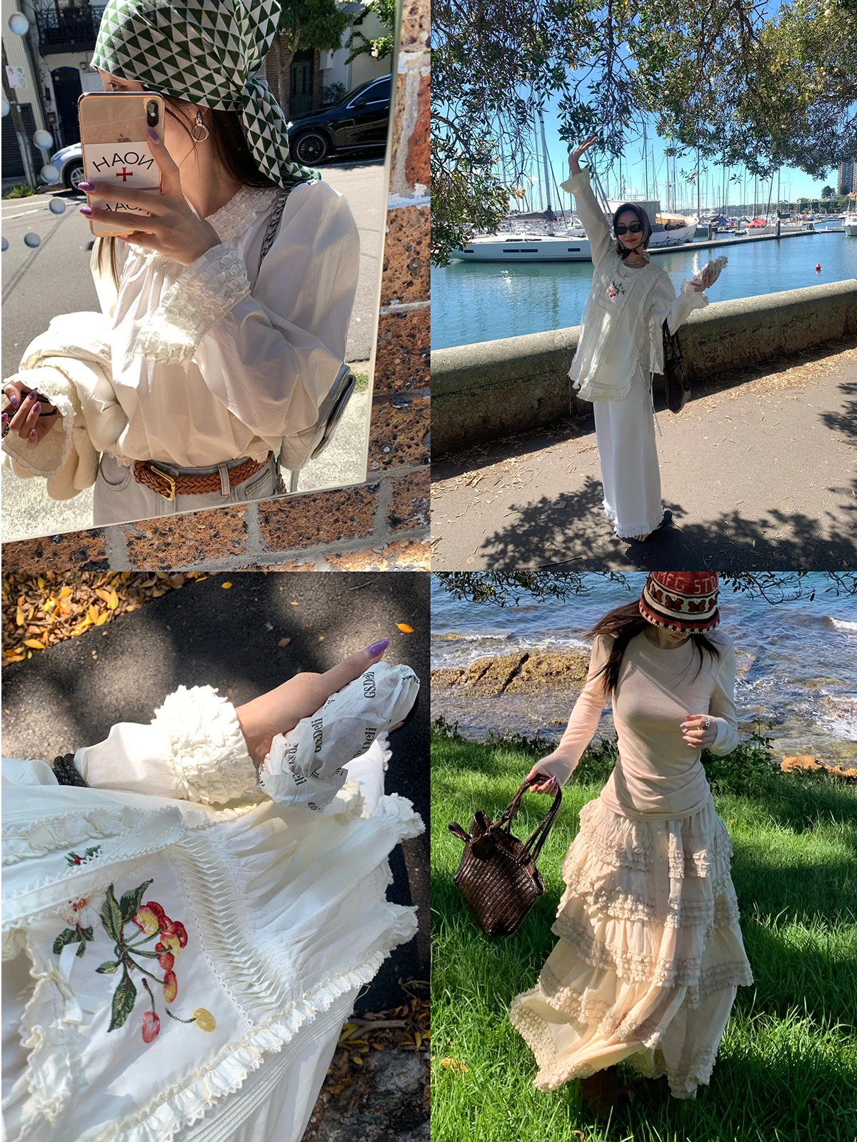 

Faionable Cotton irt f Skirt Ensemble for Women Spring Summer New Arrival Aesthetic Lolita Sle Commute Wind Women's ...