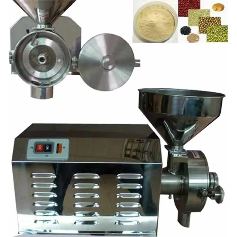 New Grain Corn Soybean Seed Herb Spice Powder Grinder, Commercial Grain Grinder for Flour Mills