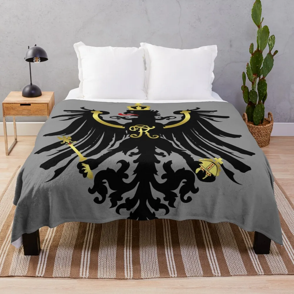 Prussia Throw Blanket Hairy Bed Soft Big Blankets