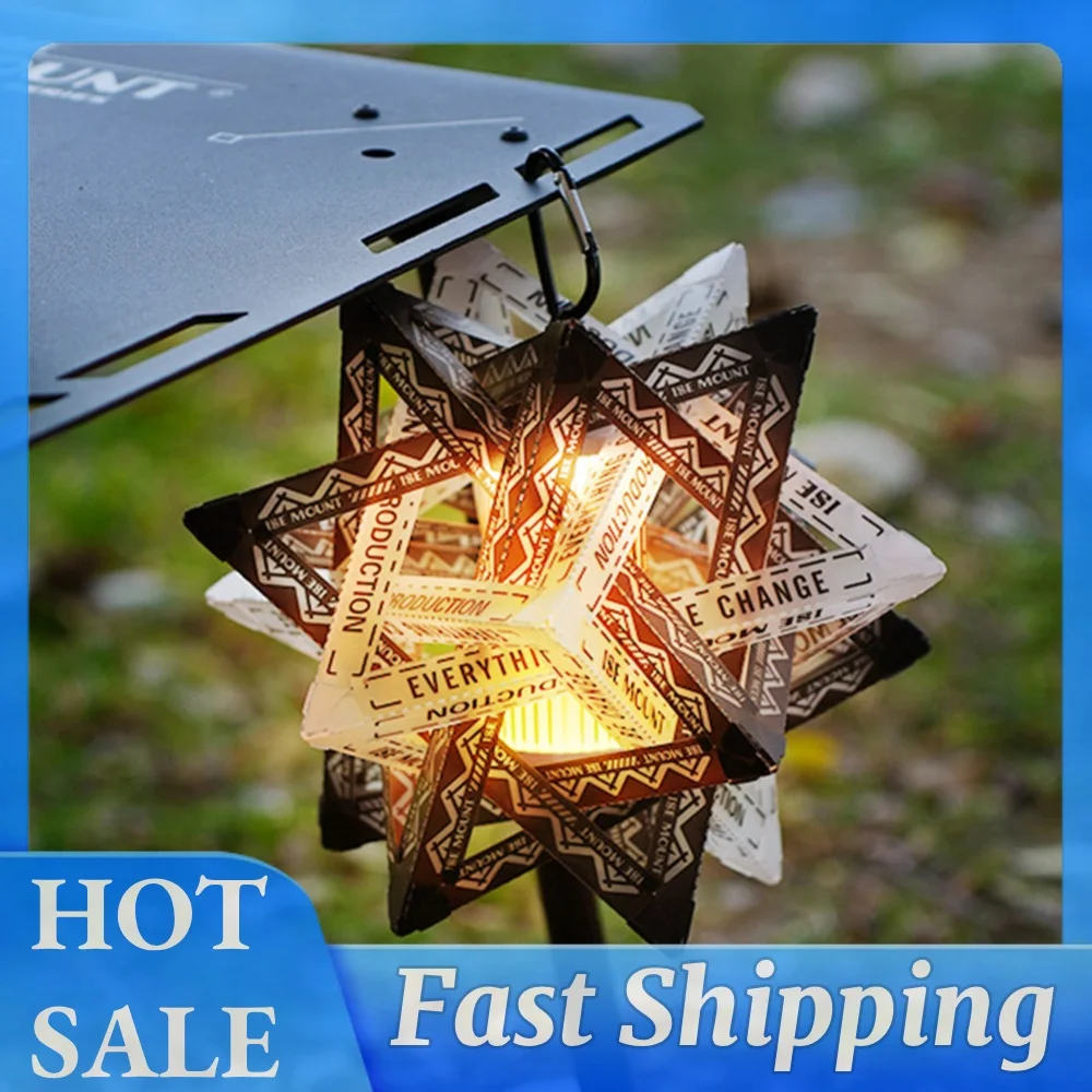 Outdoor Star Camping Light Shade Waterproof Outdoor Lantern Shade Wear- Decorative Lampshade for Outdoor Camping Tent