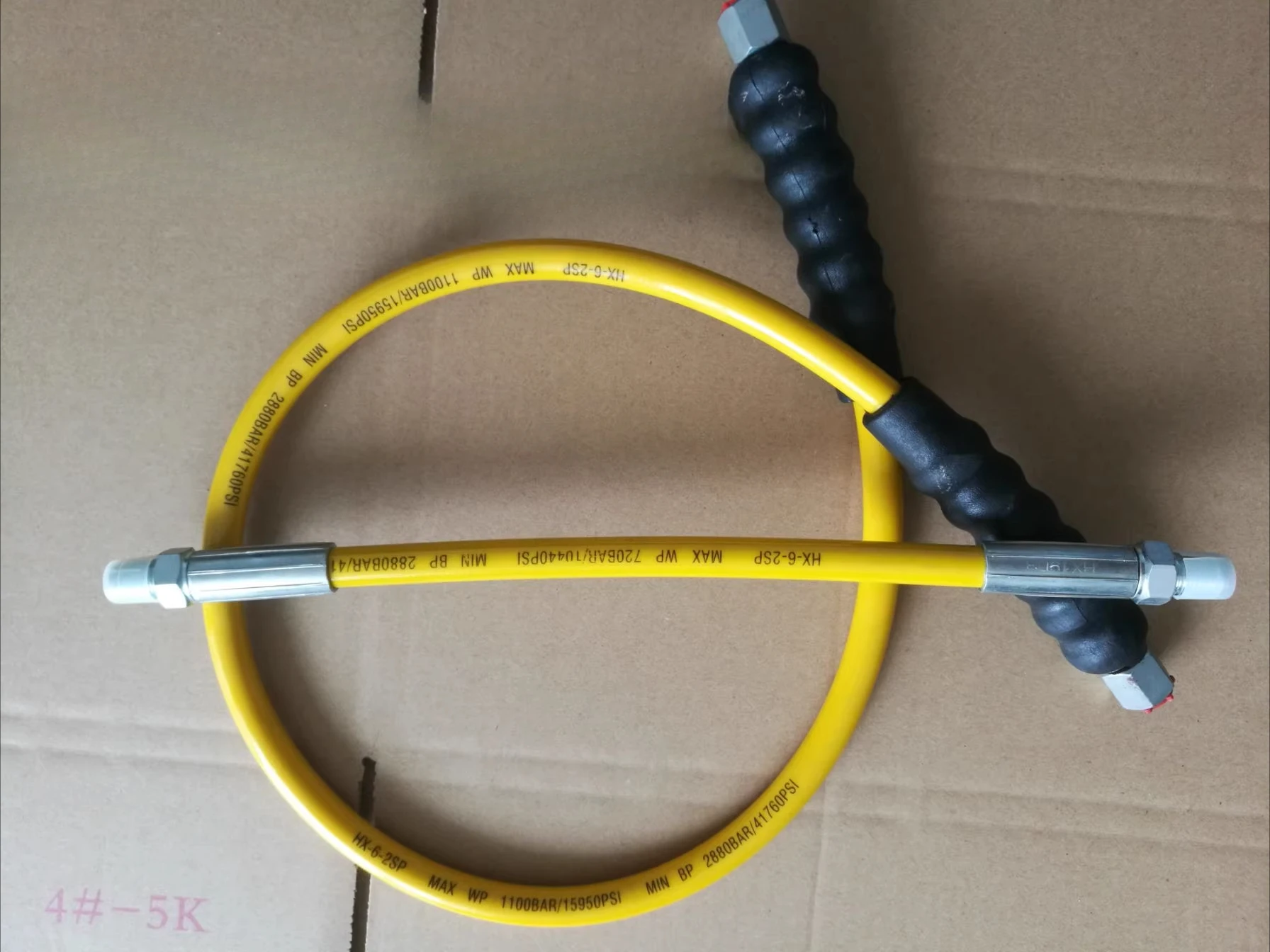 High Pressure Hydraulic Hose, High Pressure YouTube HX-5-4 6SP MAX WP 1800BAR PSI MIN Kg