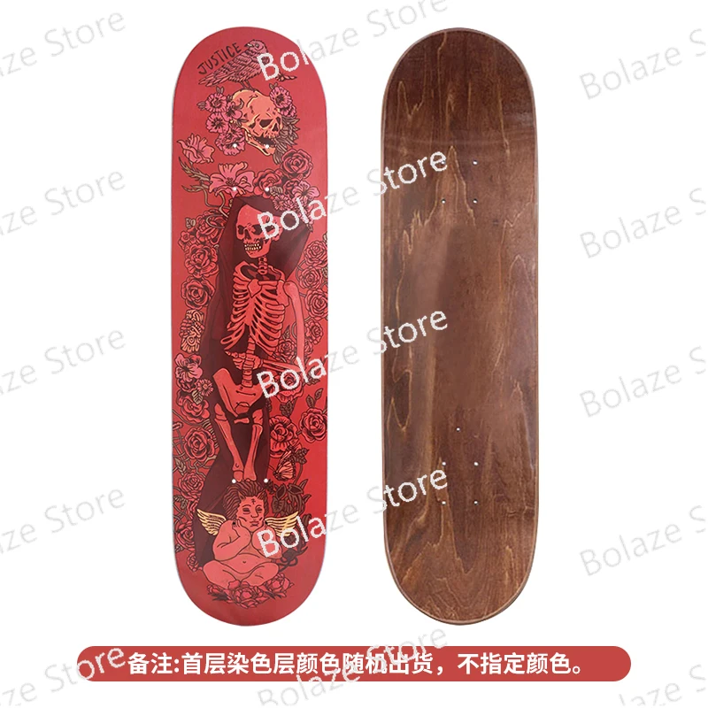 

High elasticity professional board double warp skateboard short board