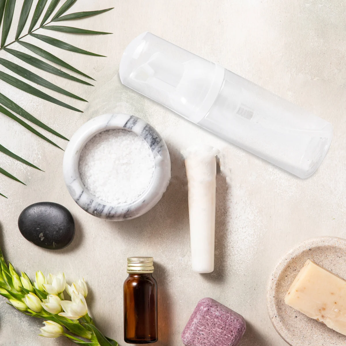 2 bottiglie riutilizzabili semplici dispenser da viaggio bottiglia con pompa contenitori ricaricabili a tenuta stagna per lozione shampoo