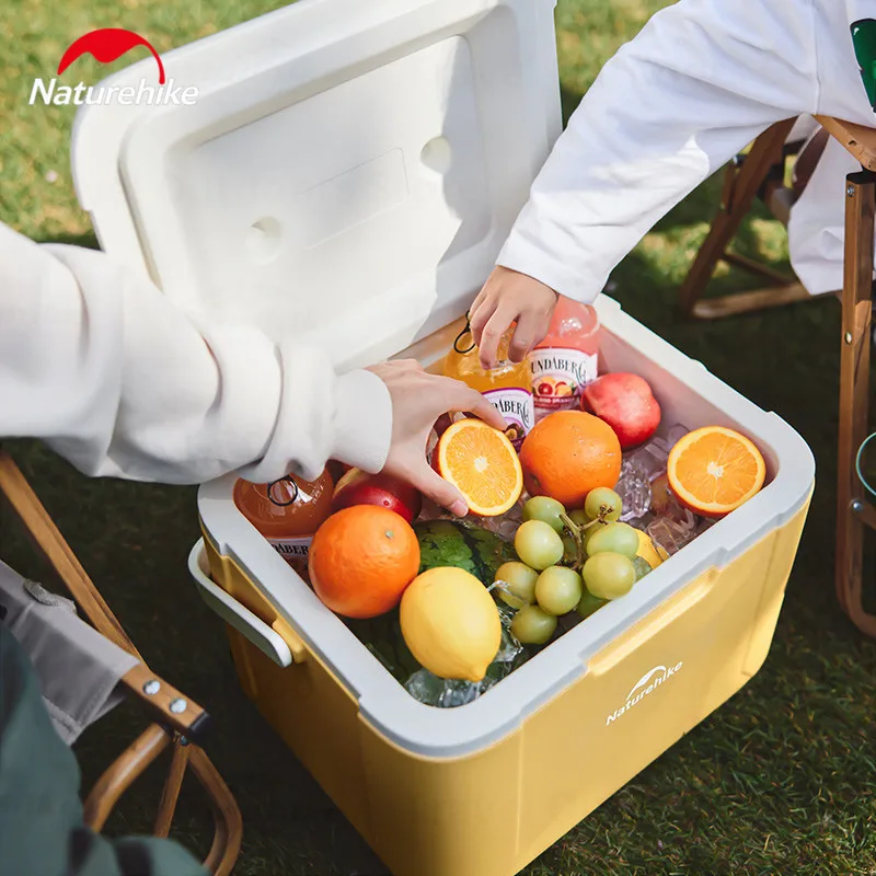 Naturehike 5L/18L Cooler Box Food 48H Cold Grade PP Ice Box  Preservation Camping Picnic Food And Fruit Preservation Fishing Box