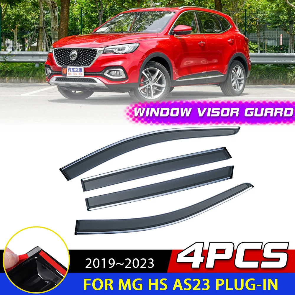 

Windows Door Visor for MG HS AS23 MGHS Plug-in Ehs Phev 2019~2023 Awnings Rain Eyebrow Smoke Deflector Guard Cover Accessories