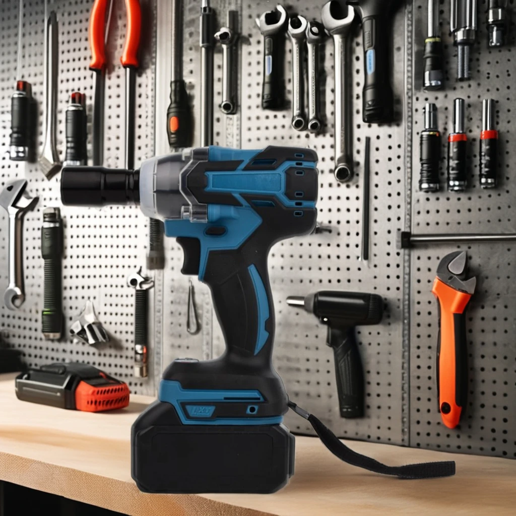 Fennec Best-Selling Battery Operated 220V Durable Industrial Grade Cordless Brushless Impact Wrench With Torque Wrench Features