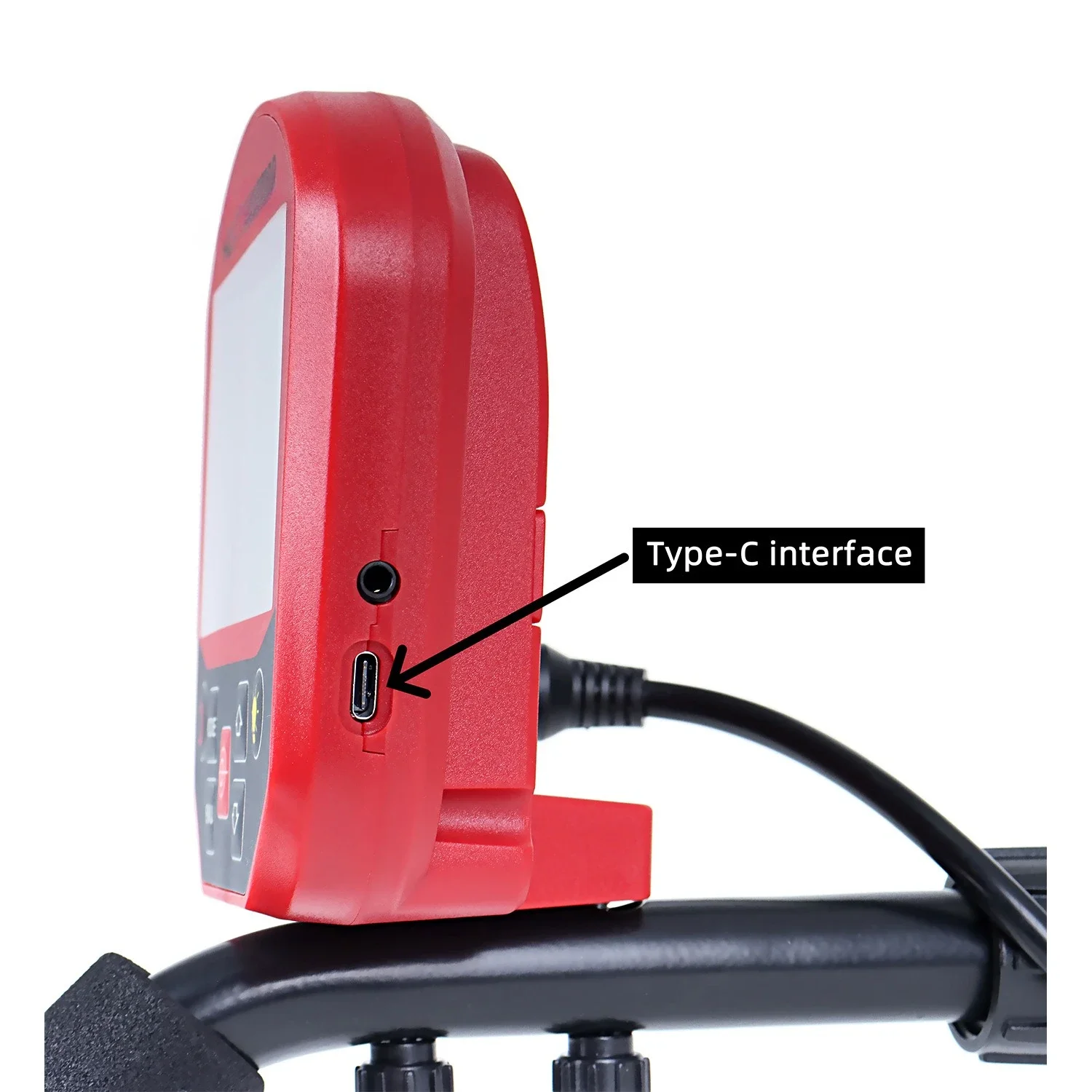 كاشف المعادن تحت الأرض صيد الكنوز في الهواء الطلق، كاشف المعادن شاشة كبيرة USB واجهة الشحن المباشر