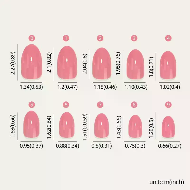 288pcs Box Press On Nails Dopamine Creamy Colors Mid Length Almond Glossy Matte Solid Color Nail Tips Set