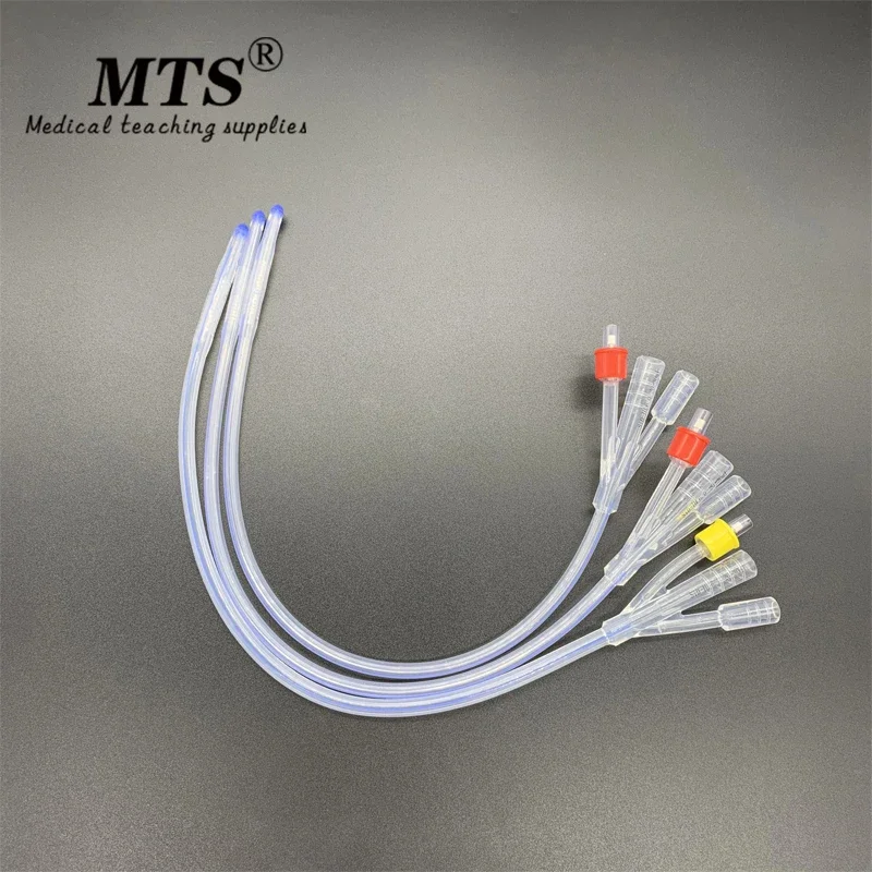 3 way Medical Silicone Urethral Sounds Catheter Silicone Foley Catheter Male Catheter and sounds