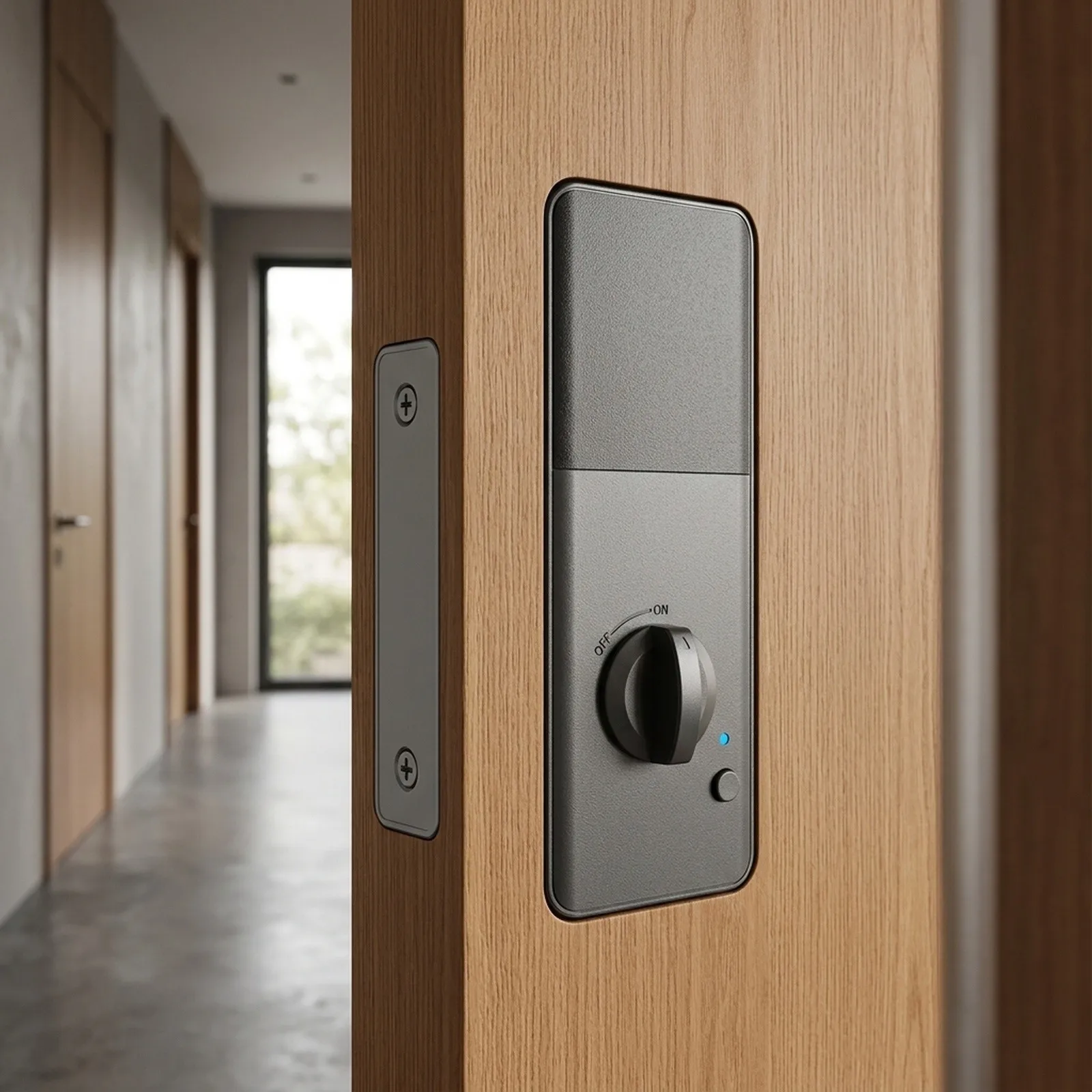 For Office Use Black Wood Door for Lock Indoor Door Lock Reliable Locking Advanced Electronic Technology For Office