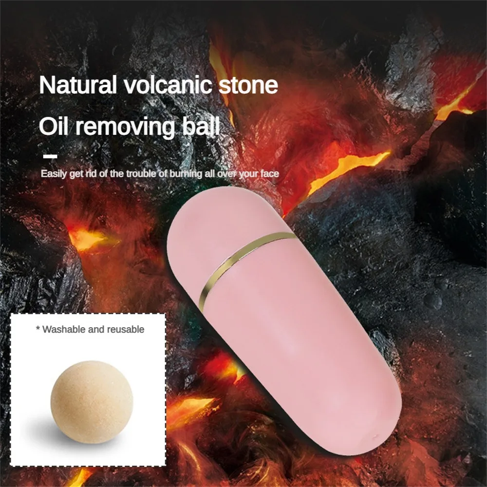 2/3PCS Facial Oil Removal Skin Care Facial Cleaning Beauty Tool Mini Volcanic Stone Face Oil Absorbing Roller Makeup Tools