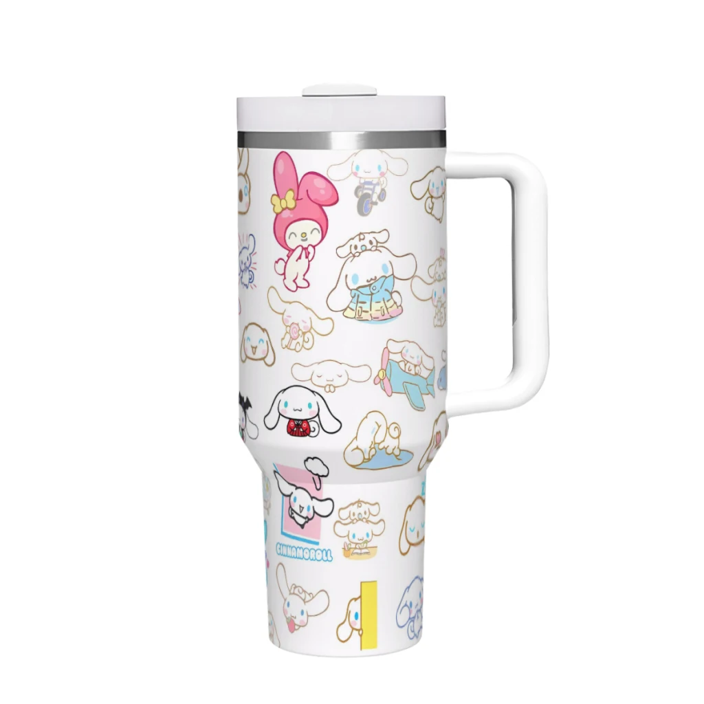 

kawaii anime sanrio 40 Oz Ultimate Tumbler with Handle and Straw Vacuum Insulated Tumbler