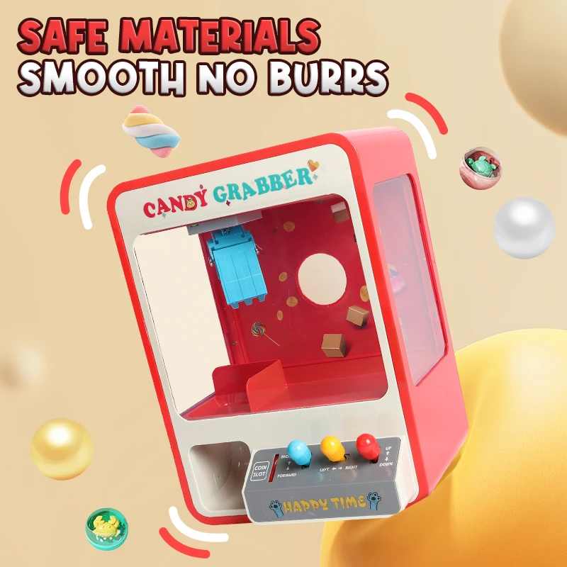 Electronic Mini Claw Machine Music Catch Candy Doll Machine Kids Interactive Game Toys Claw Arcade Crane Boy Girl Birthday Gifts view 4