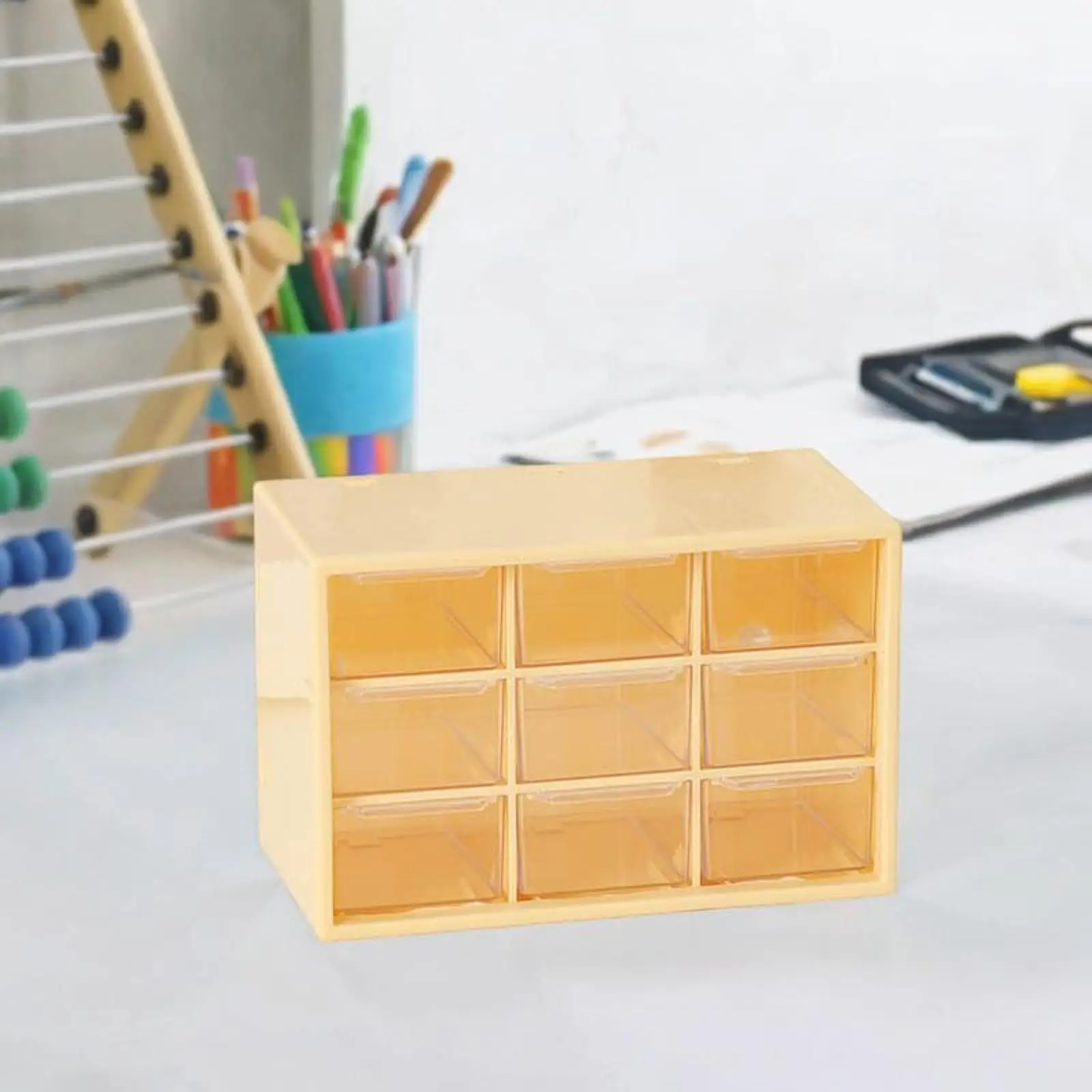 

Small Organizer with Drawers Jewelry Storage Box Holder for Makeup Art Craft