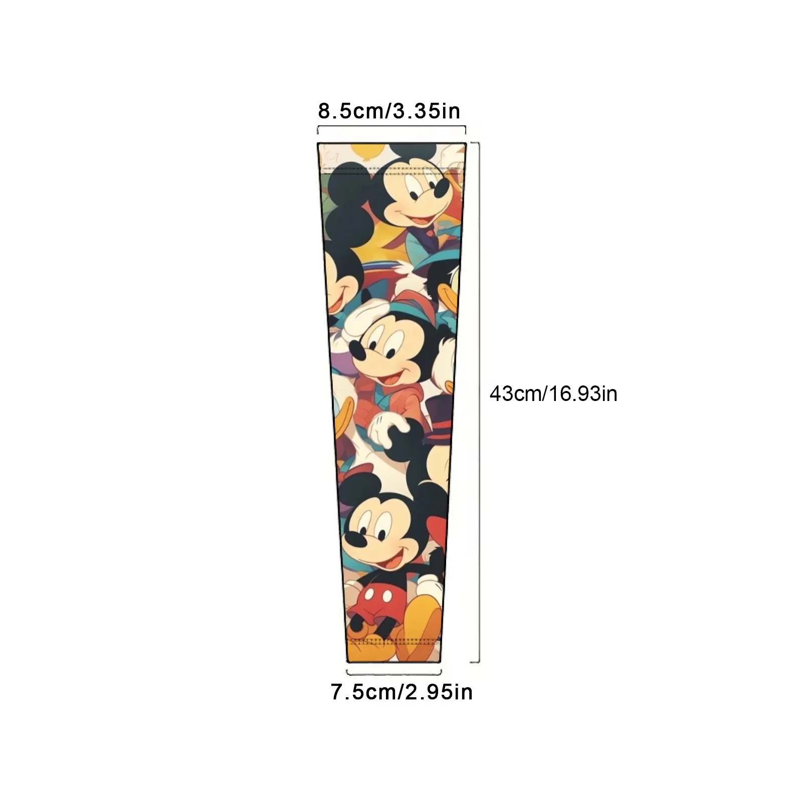 Colorful Whimsical Adorable Disney Mickey Mouse Ice Sleeves – High-Quality,Sun - Protective,Breathable & Stylish for Joyful Days