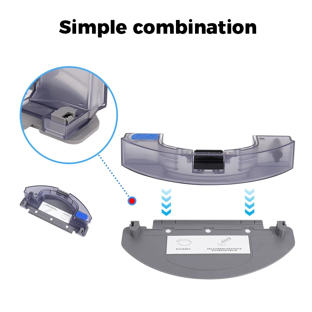 ل Ecovacs Deebot Ozmo T5 T8 T9 N5 N8 920 950 DX33 DX55 DX65 DX93 DV33 DV63 DV66 DV65 DJ65 روبوت فراغ خزان المياه قطع الغيار