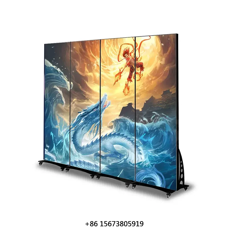 

Светодиодный экран P2 P2.5 для рекламы, напольный цифровой рекламный дисплей, уличный и интерьерный рекламный LED-экран-постер