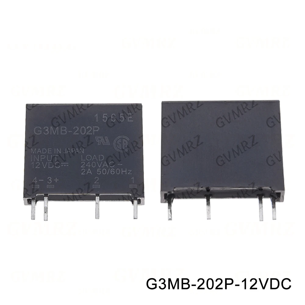 1PCS/10PCS 5V DC-AC Solid State Relay Module G3MB-202P G3MB 202P SIP SSR AC 240V 2A Snubber Circuit Resistor Relay Switch 12V