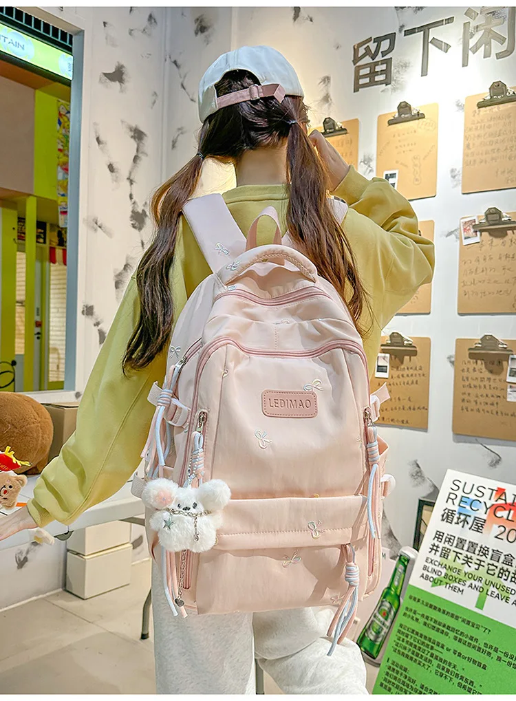 backpack for girls kids backpack Refreshing Light Large capacity school backpack Lovely Suitable for schooling and traveling