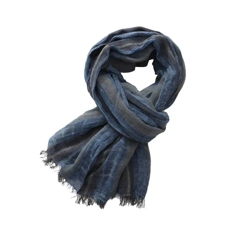 Pashmina weather resistant merino wool blend for snow trail hiking thermal neck guard cold weather outdoor men winter scarf