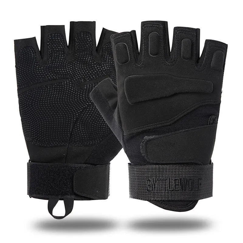 Black Hawk Half-finger Gloves O Special Forces Tactical Gloves Men's Outdoor Riding Fishing Gloves Training Gloves