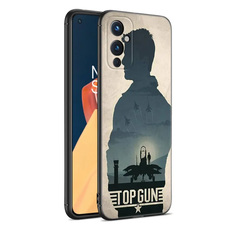 Top Gun Maverick Black Silicone Phone Case For OnePlus 9R 10R 11R 12R ACE 2 Pro 2V 3V Nord CE 2 3 Lite 4 N10 N20 N30 SE 5G