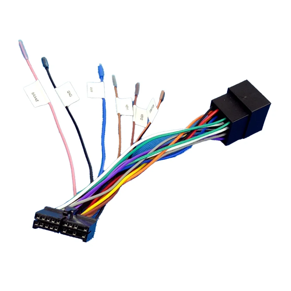Car 20pin Adapter Car Radio Adapter Wear-Resistant ABS Material Easy To Use No Deformation Practical Design Quick Installation