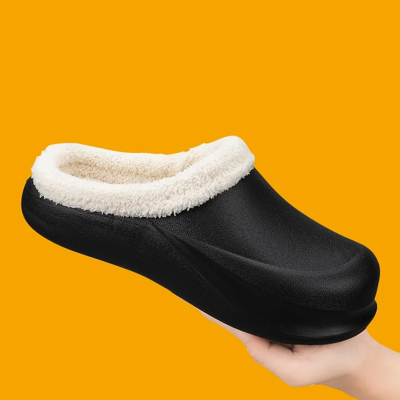 Winter Women Man Cotton Slippers Warm Comfortable Soft Lightweight Non-slip Slippers Indoor Home Shoes Outdoor Cotton Slippers