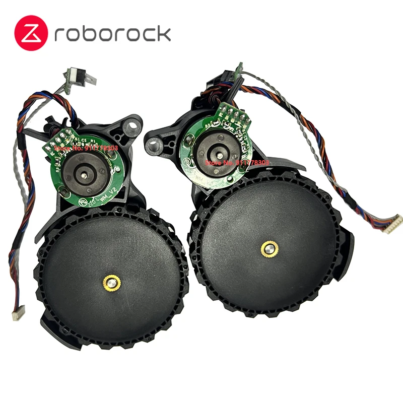 Roborock S7/S5 Max/S6 Pure/S6 MaxV/E4/E5/S7 Pro 울트라 진공 청소기 예비 부품에 대한 원래 왼쪽 및 오른쪽 여행 바퀴