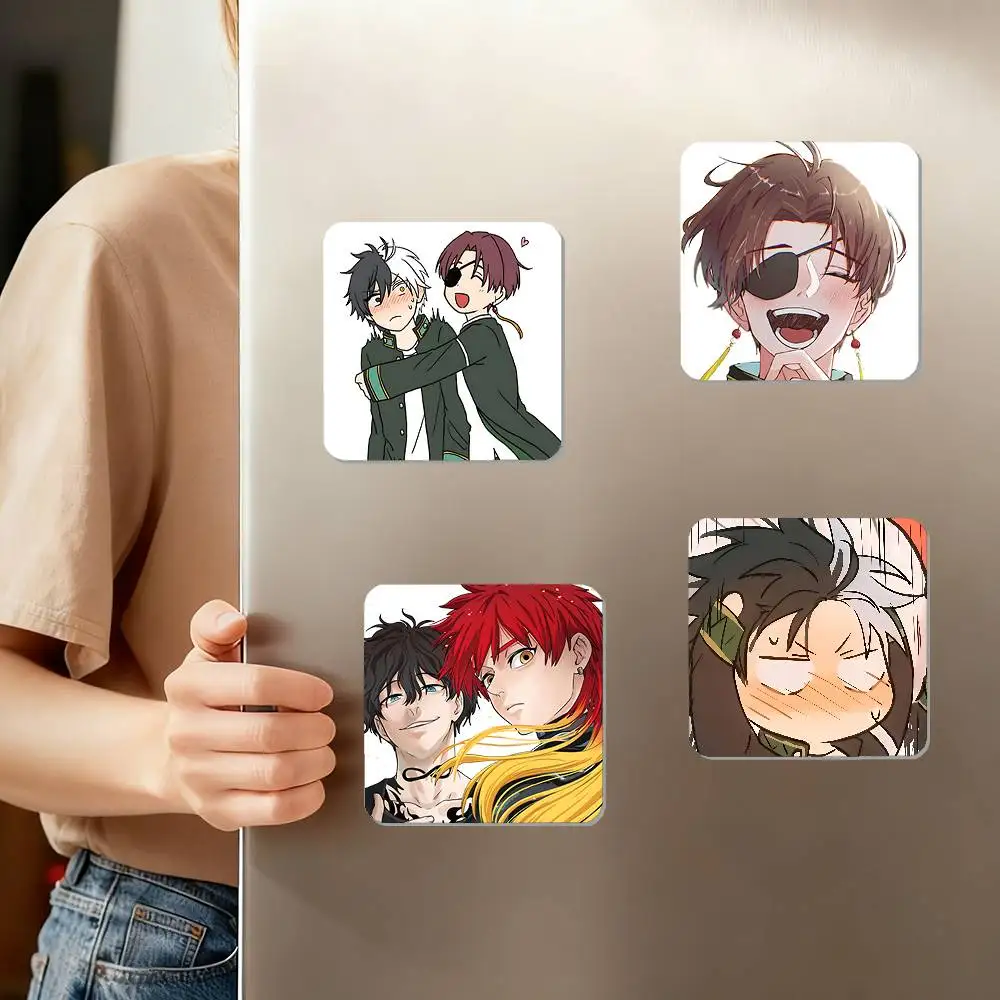 Anime WIND BREAKER Refrigerator Magnet Square Stickers - Can Be Used To Personalize Home Decoration And Are Ideal Keepsake Gifts