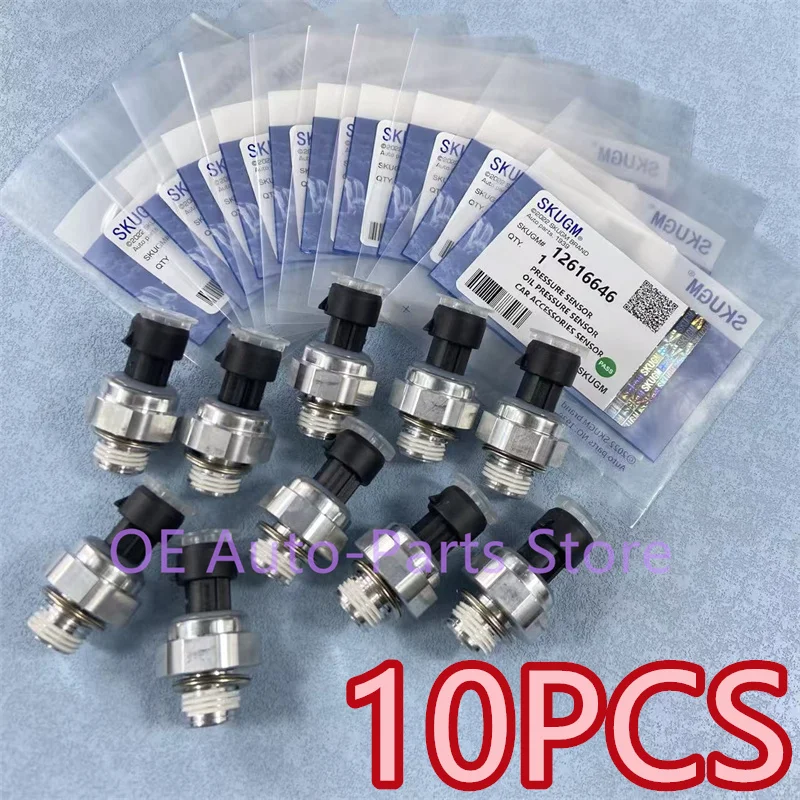 10PCS Engine Oil- Pressure Sensor Sender Switch For Buick Chevrolet Cadillac CTS Trailblazer Tahoe GMC Hummer H2 12616646