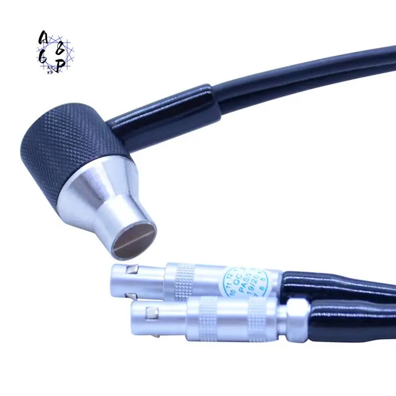 A68P-Ultrasonic Thickness Gauge Probe Cable Transducer Diameter 10Mm/5Mhz Probe Durable Easy Install Easy To Use