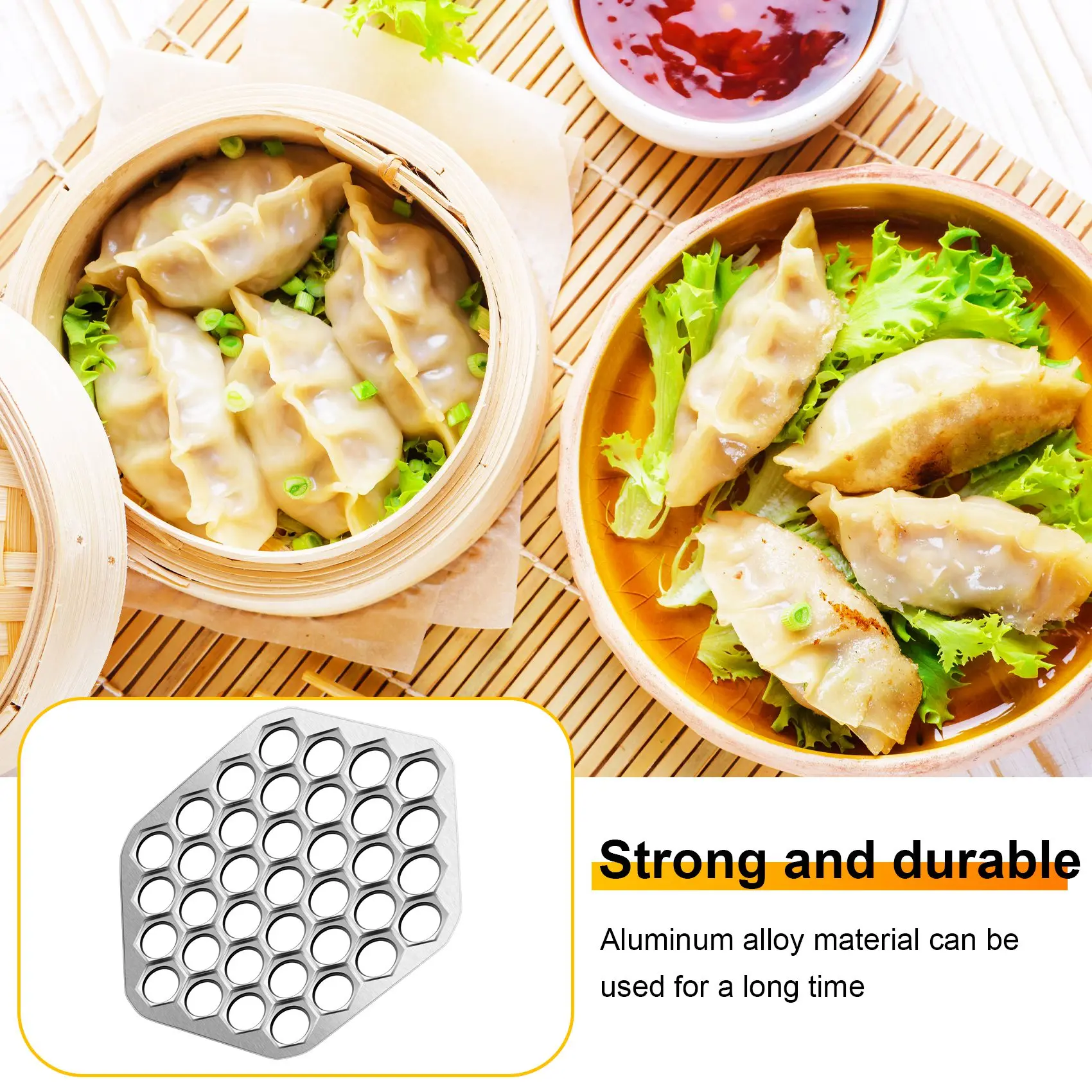 A21Q -Dumpling Mold Cutter Ravioli Form For The Russian Pelmeni Molder Metal Meat